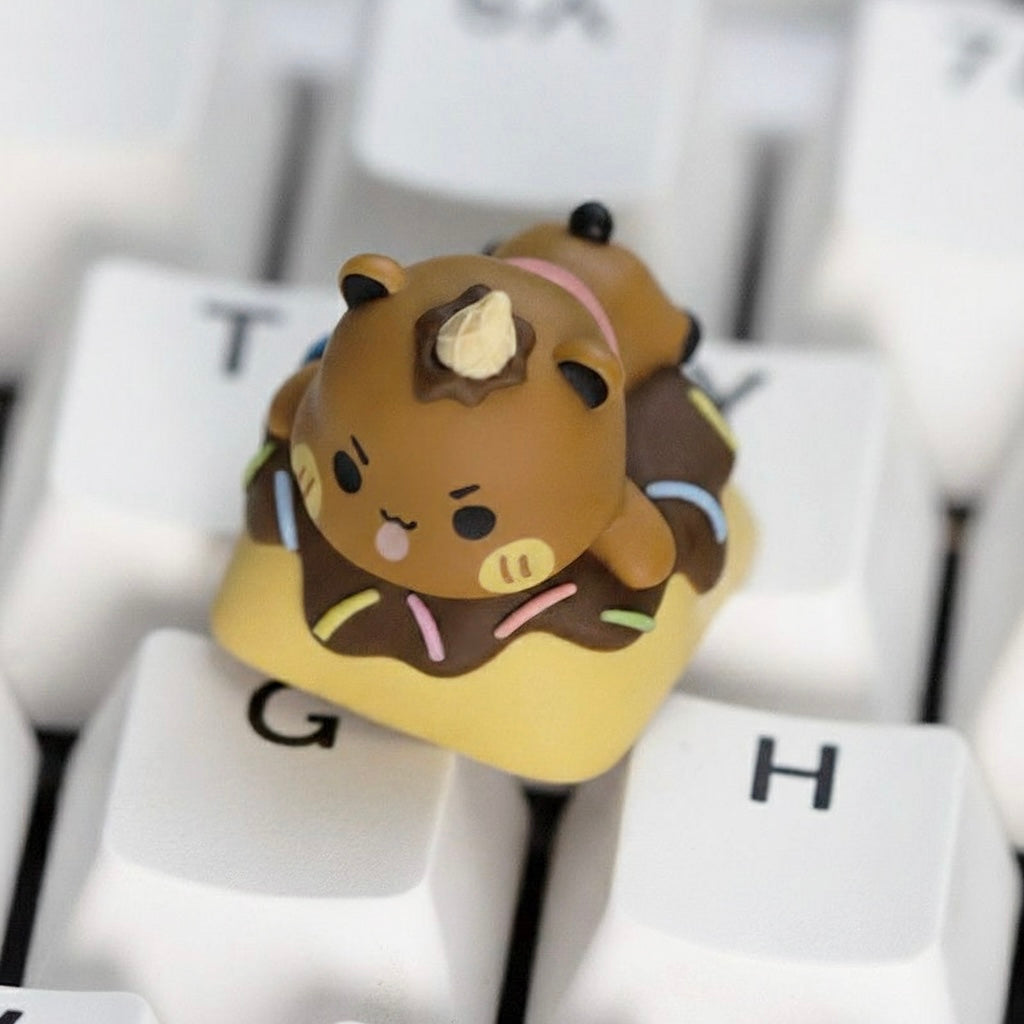 Bubu Dudu Donut Resin Keycap Cute ESC Key|布布一二树脂甜甜圈甜甜圈键帽 ESC通用