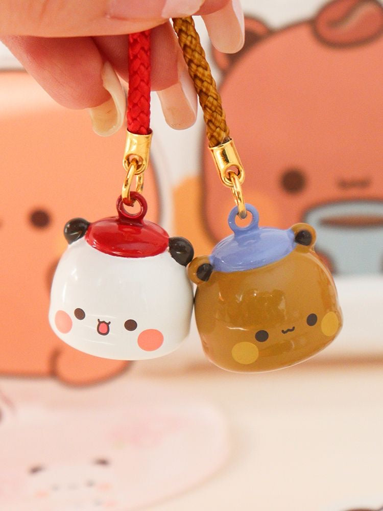 一二布布可爱铃铛挂招财挂链Bubu& Dudu Lucky Bell Keychain Charm