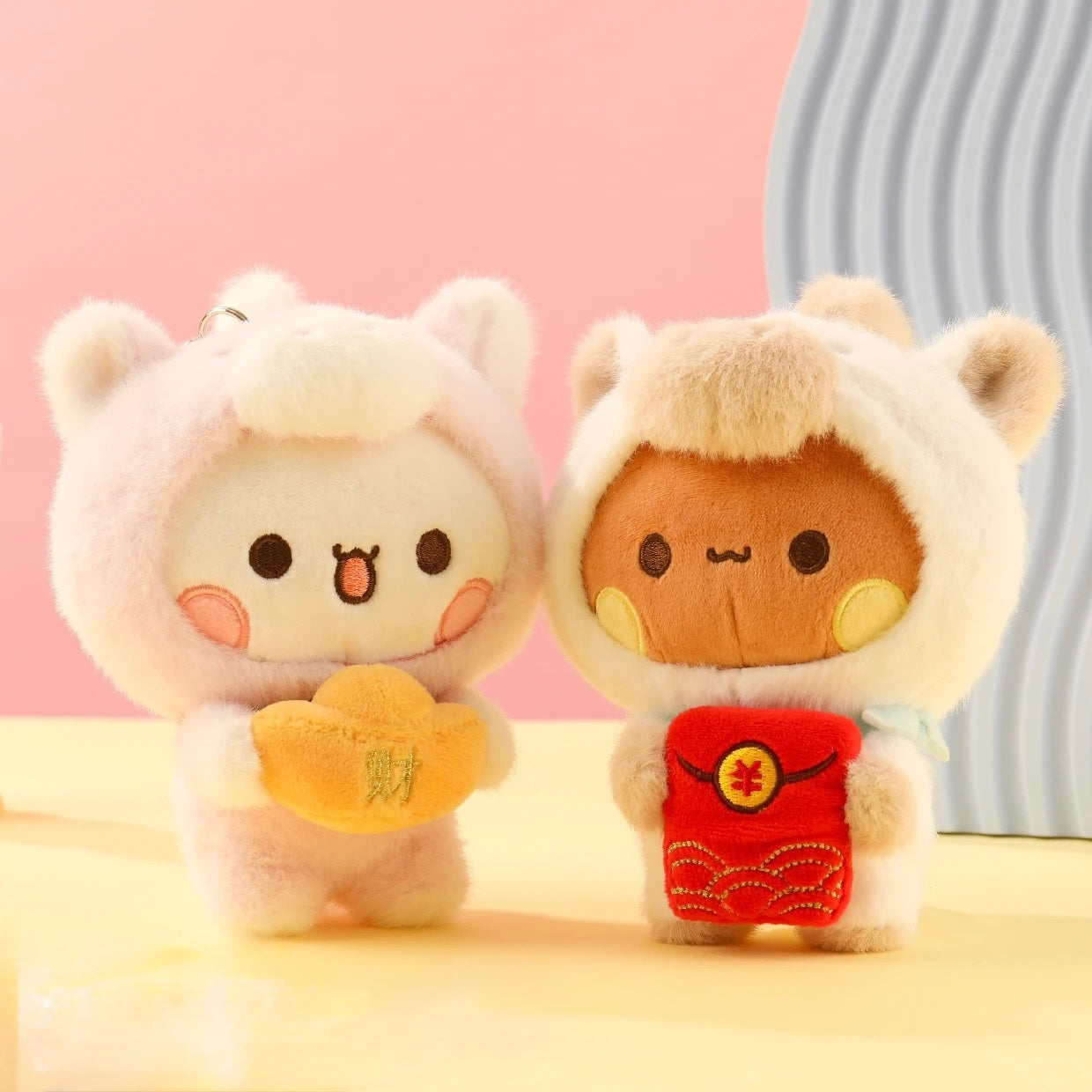 Bubu Dudu 12cm Horse Year Plush Keychain | 一二布布12cm马年可爱毛绒公仔挂件