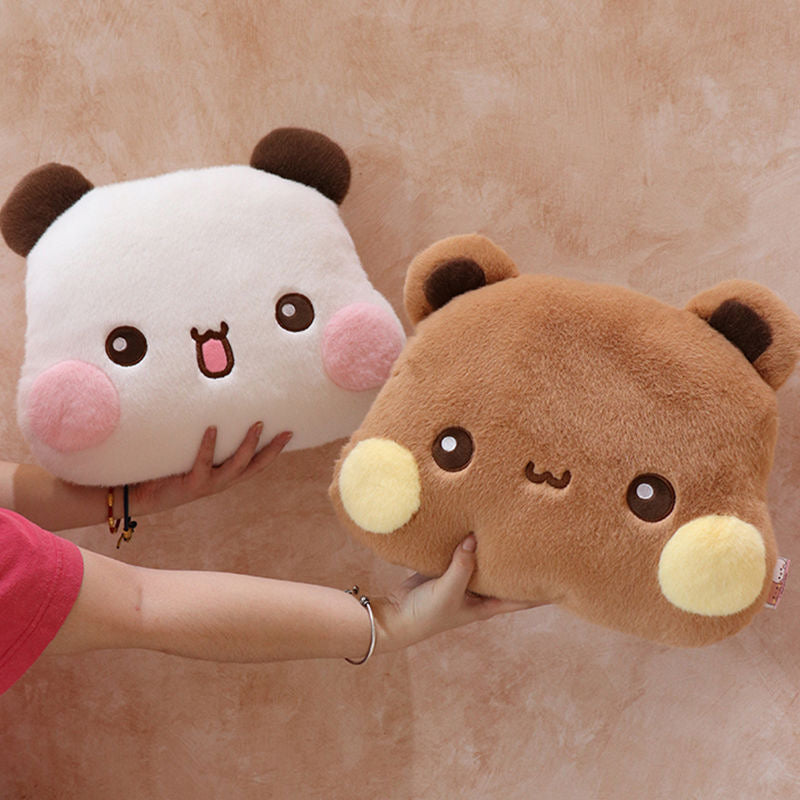 一二布布大脑袋毛绒抱枕靠垫 Bubu & Dudu Big Head Plush Pillow