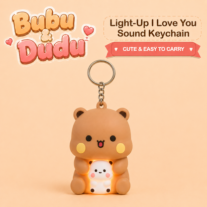 Bubu & Dudu Light-Up “I Love You” Sound Keychain detail image 6