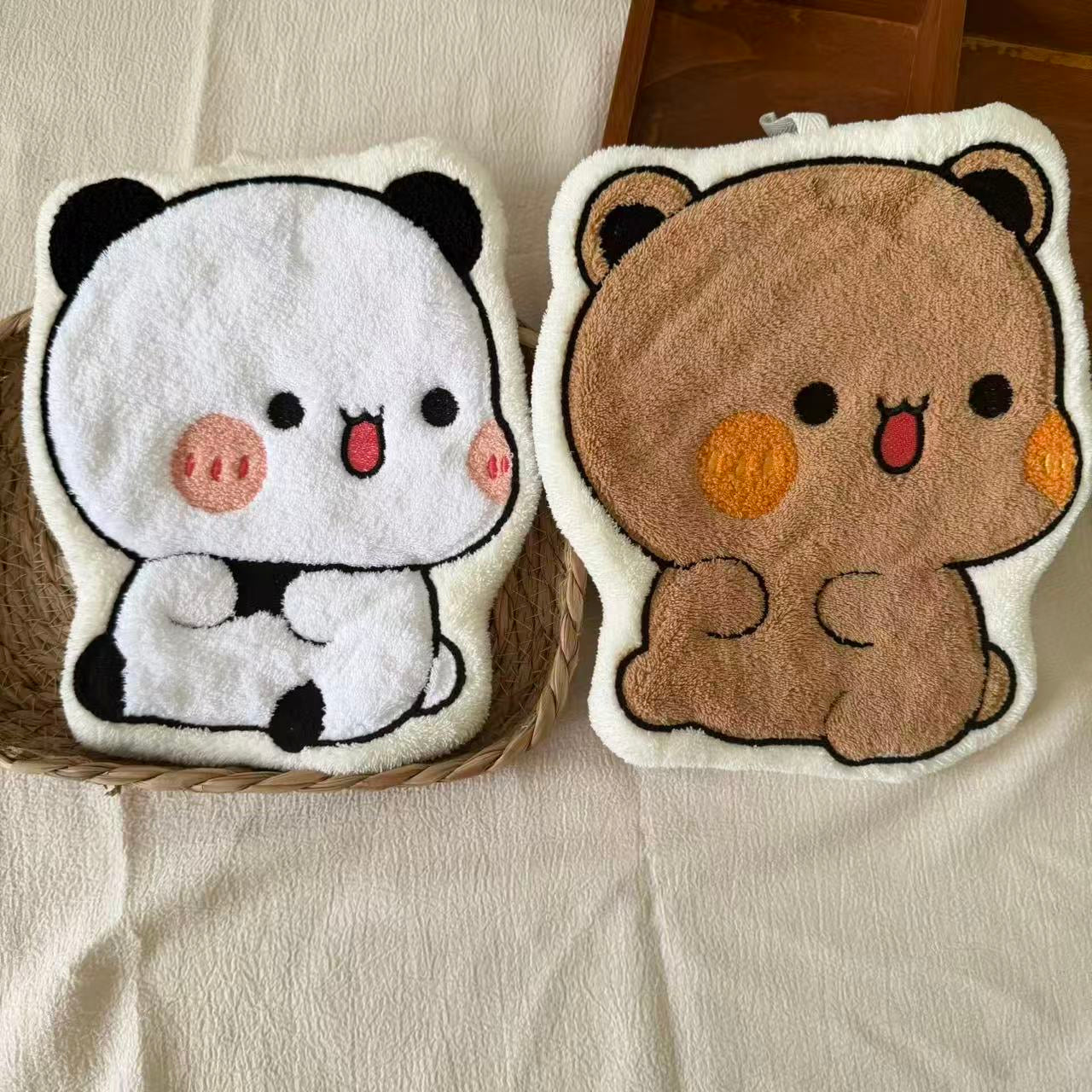 一二布布挂式可爱吸水擦手巾 Bubu & Dudu Hanging Hand Towel