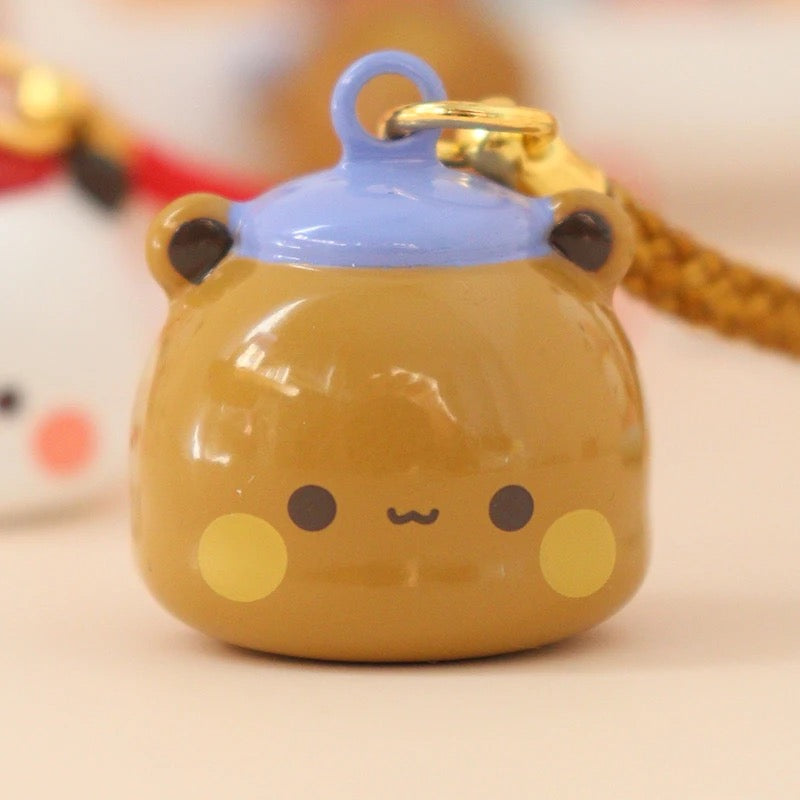 一二布布可爱铃铛挂招财挂链Bubu& Dudu Lucky Bell Keychain Charm