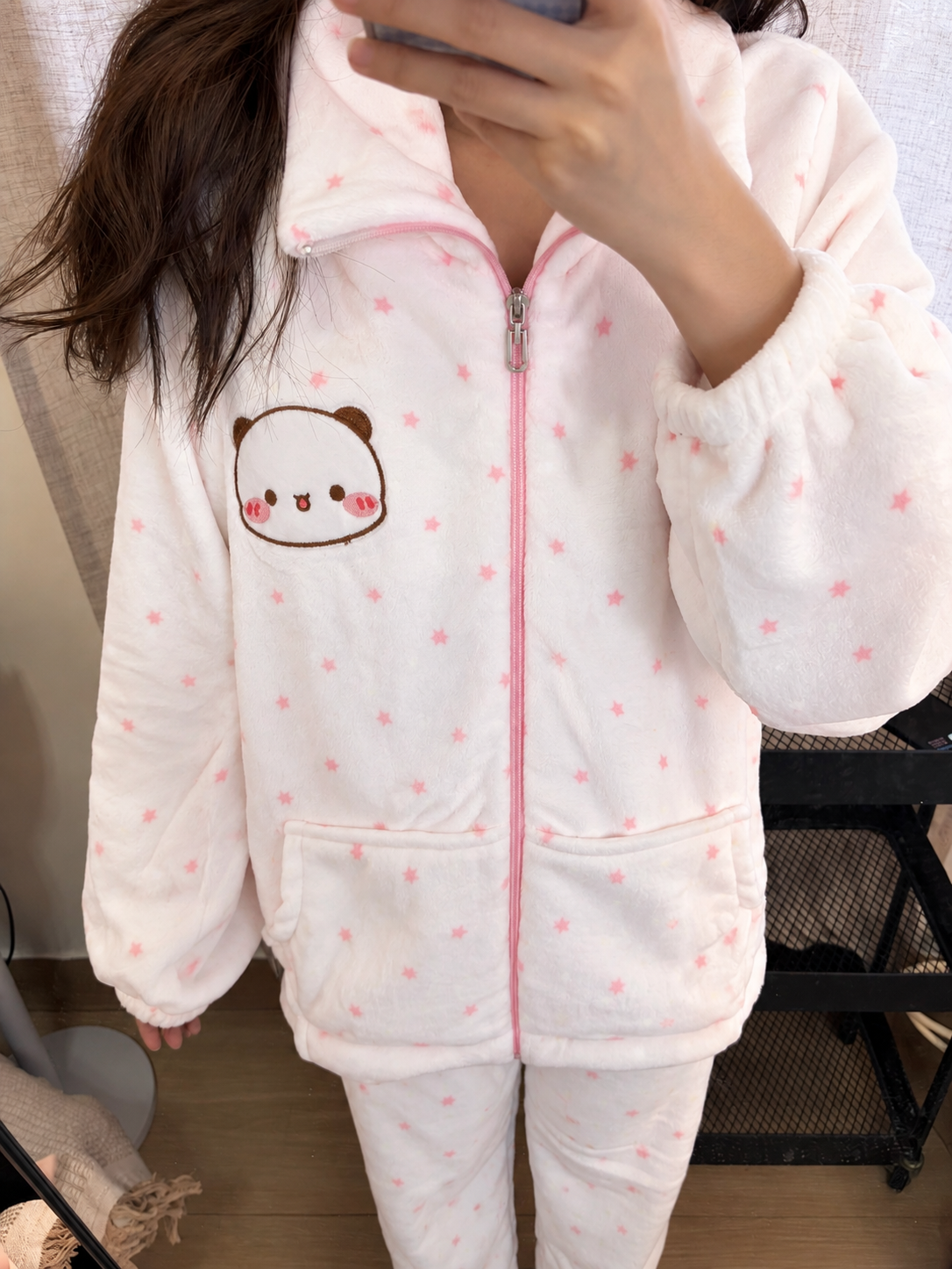 Bubu Dudu Autumn & Winter Flannel Pajama Set