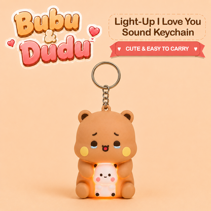Bubu & Dudu Light-Up “I Love You” Sound Keychain detail image 4