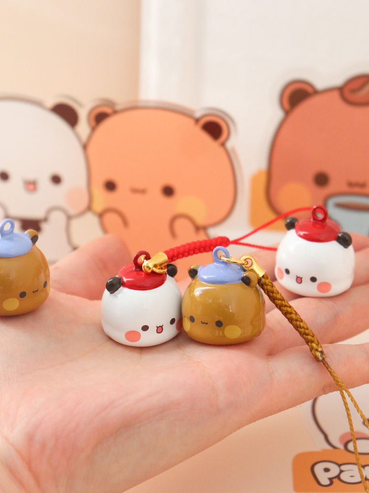 一二布布可爱铃铛挂招财挂链Bubu& Dudu Lucky Bell Keychain Charm