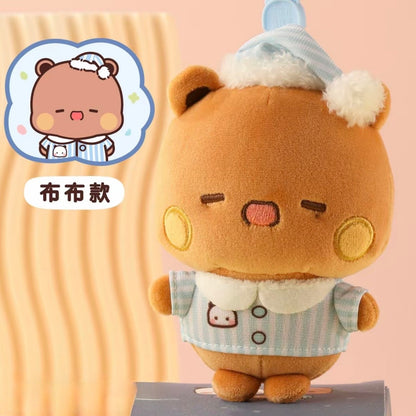 Bubu Dudu Pajamas 10cm Plush Keychain
