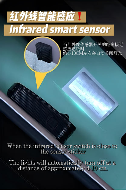 布布一二車門自動感應投影迎賓燈