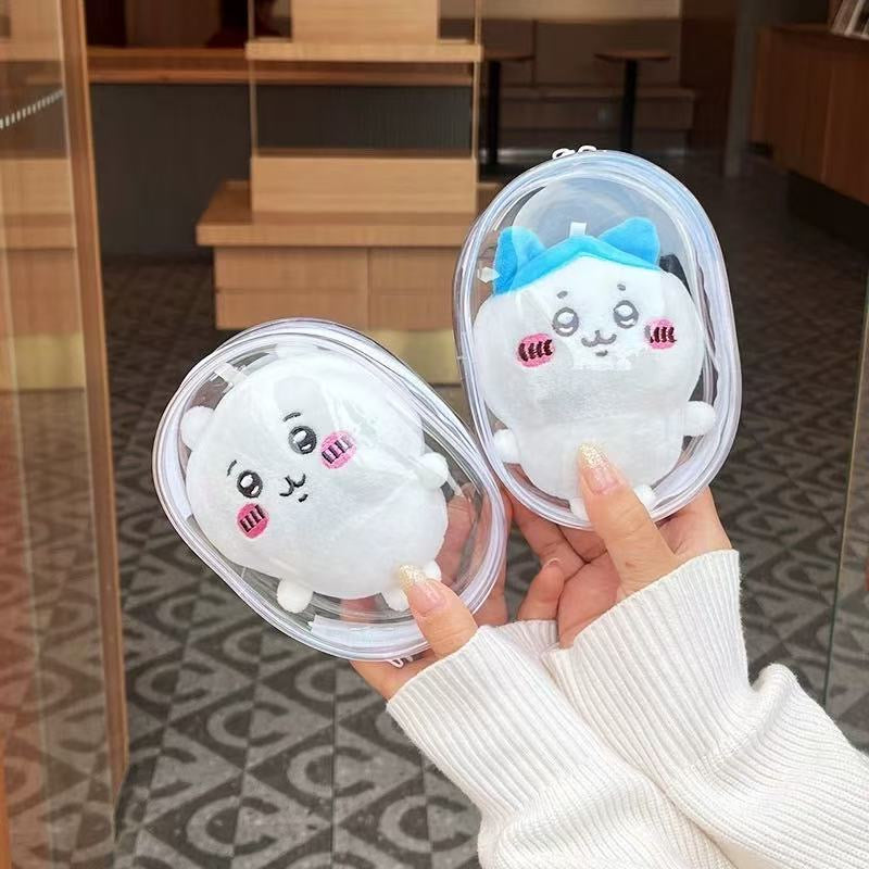 10cm15cm20cm娃外出遛娃包pvc透明收纳防尘挂包  PVC Storage Bag