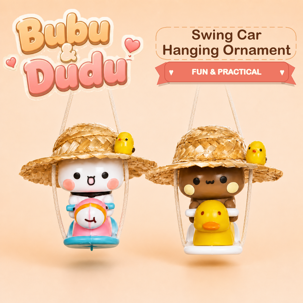 Bubu Dudu Swing Car Hanging Ornament