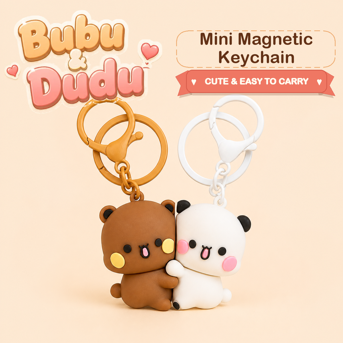 Bubu Dudu Mini Magnetic Keychain
