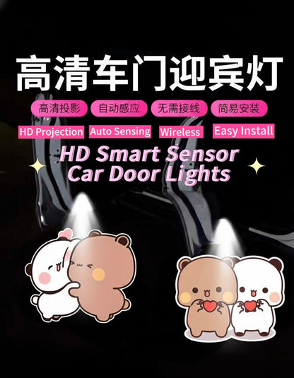 布布一二車門自動感應投影迎賓燈