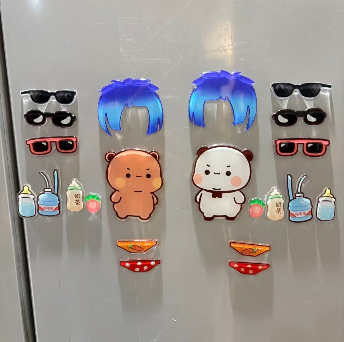 Bubu Dudu Dress-Up Fridge Magnets | 一二布布磁吸换装冰箱贴