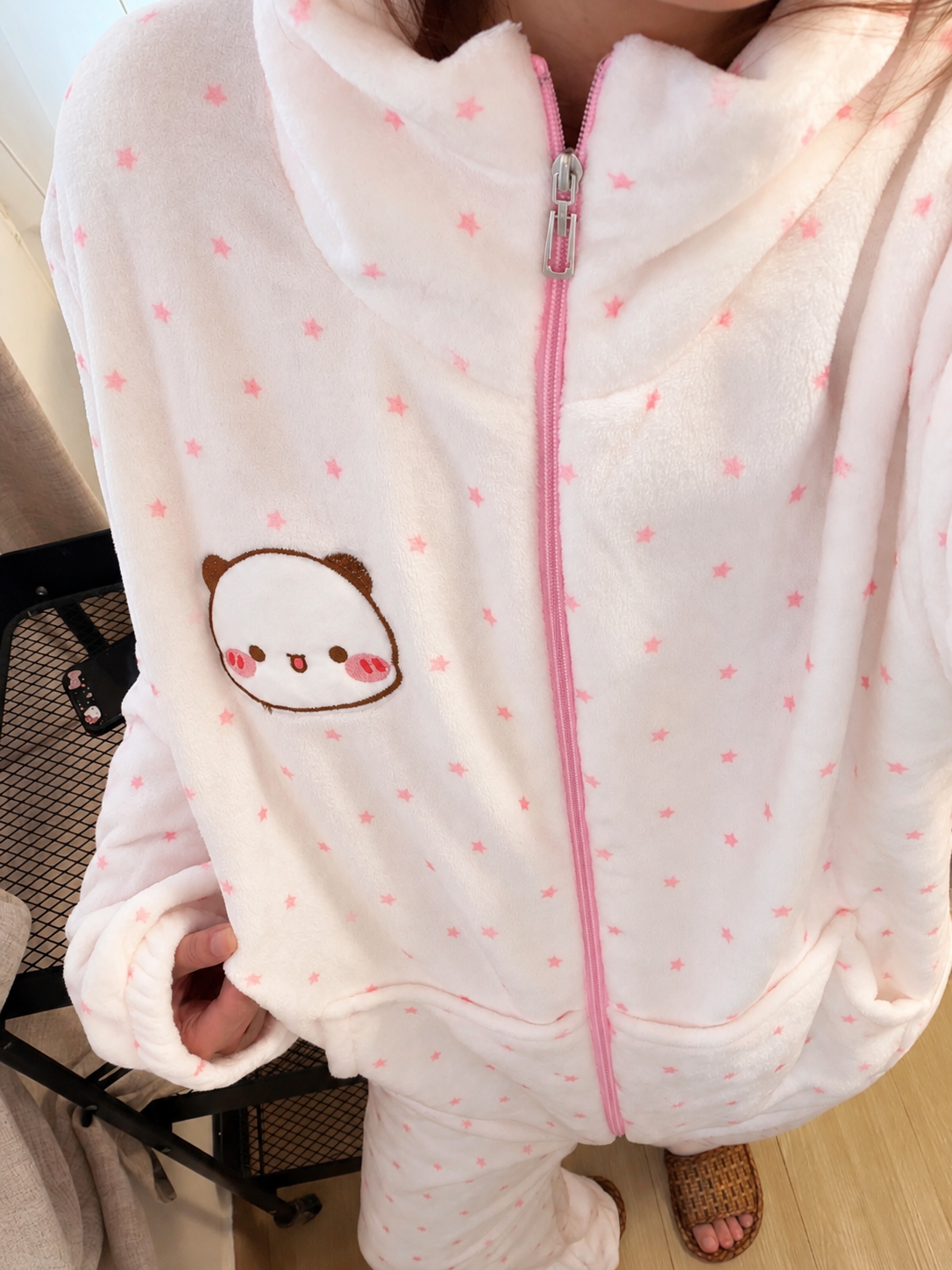 Bubu Dudu Autumn & Winter Flannel Pajama Set