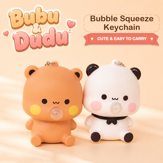 Bubu Dudu Bubble Squeeze Keychain