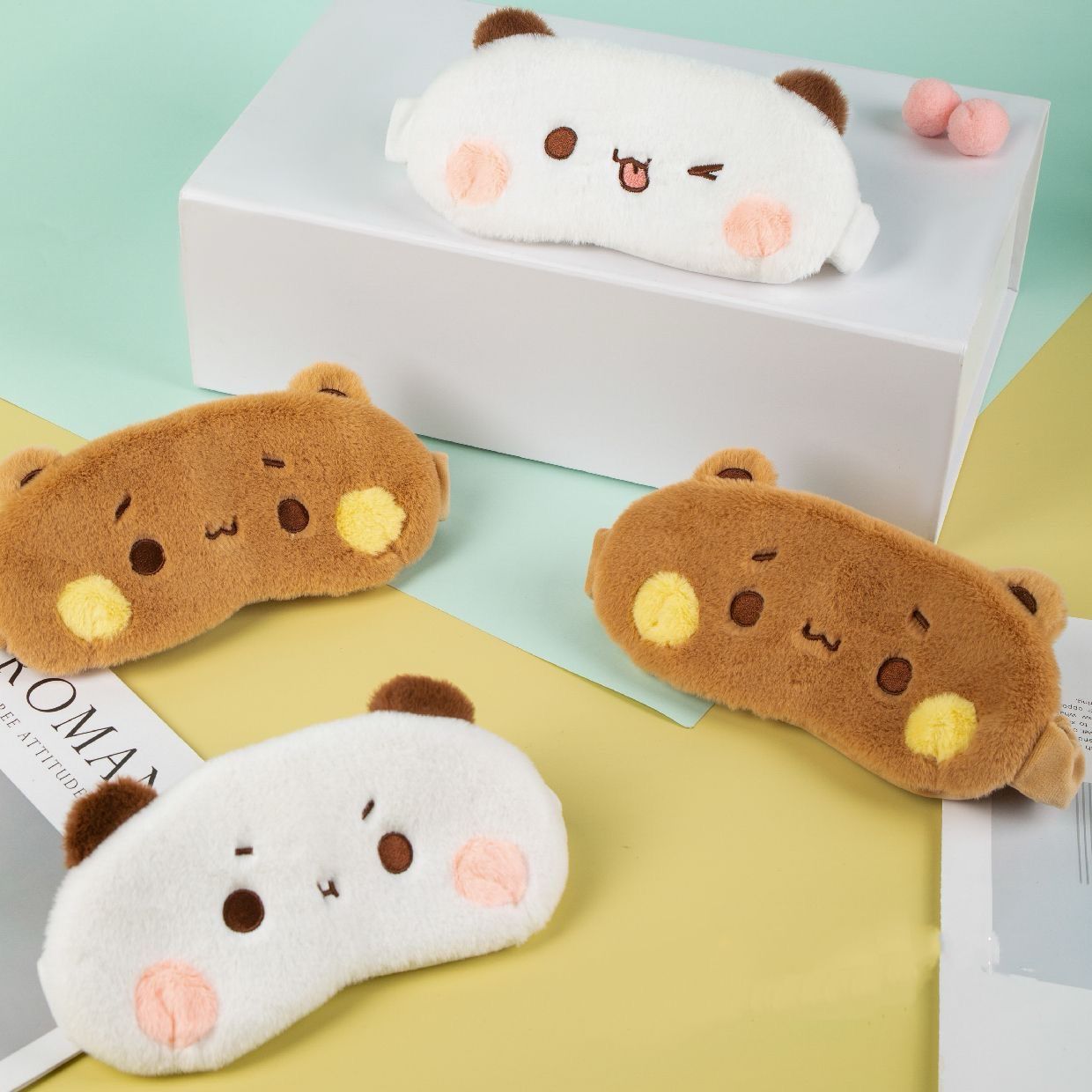 一二布布多功能毛绒眼罩发带 Bubu&Dudu Multi-Purpose Plush Eye Mask Headband