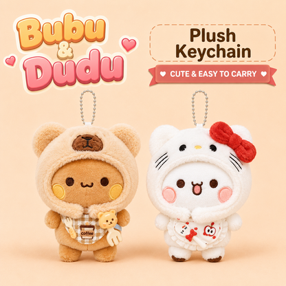 Handmade Bubu Dudu 12cm Plush Keychain