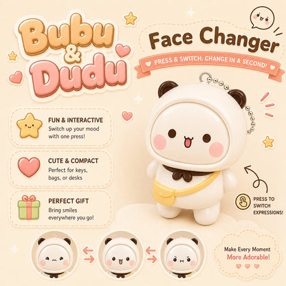 Bubu Dudu Face Changer Keychain detail image 3