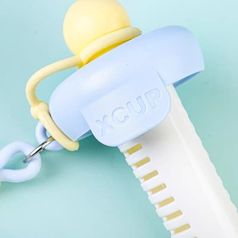 一二布布600毫升吸管隔水水杯Bubu Dudu 600ml Water Cup