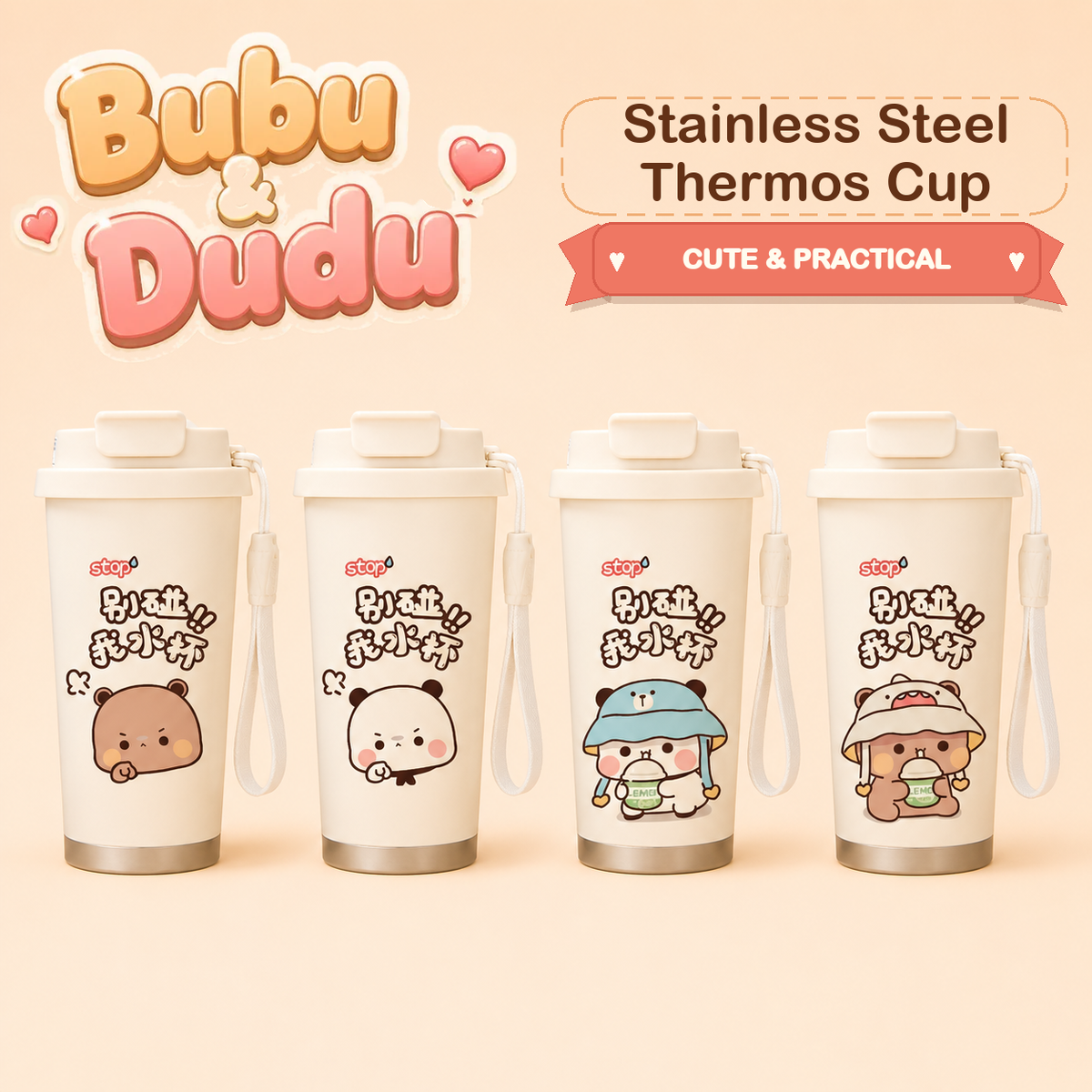 Bubu & Dudu Stainless Steel Thermos Cup product photo
