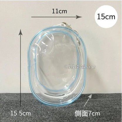 10cm／15cm／20cm PVC 娃娃外出透明收納防塵掛包