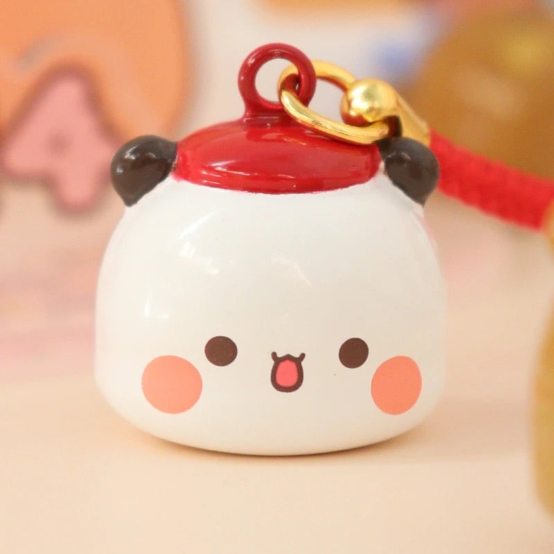 一二布布可爱铃铛挂招财挂链Bubu& Dudu Lucky Bell Keychain Charm
