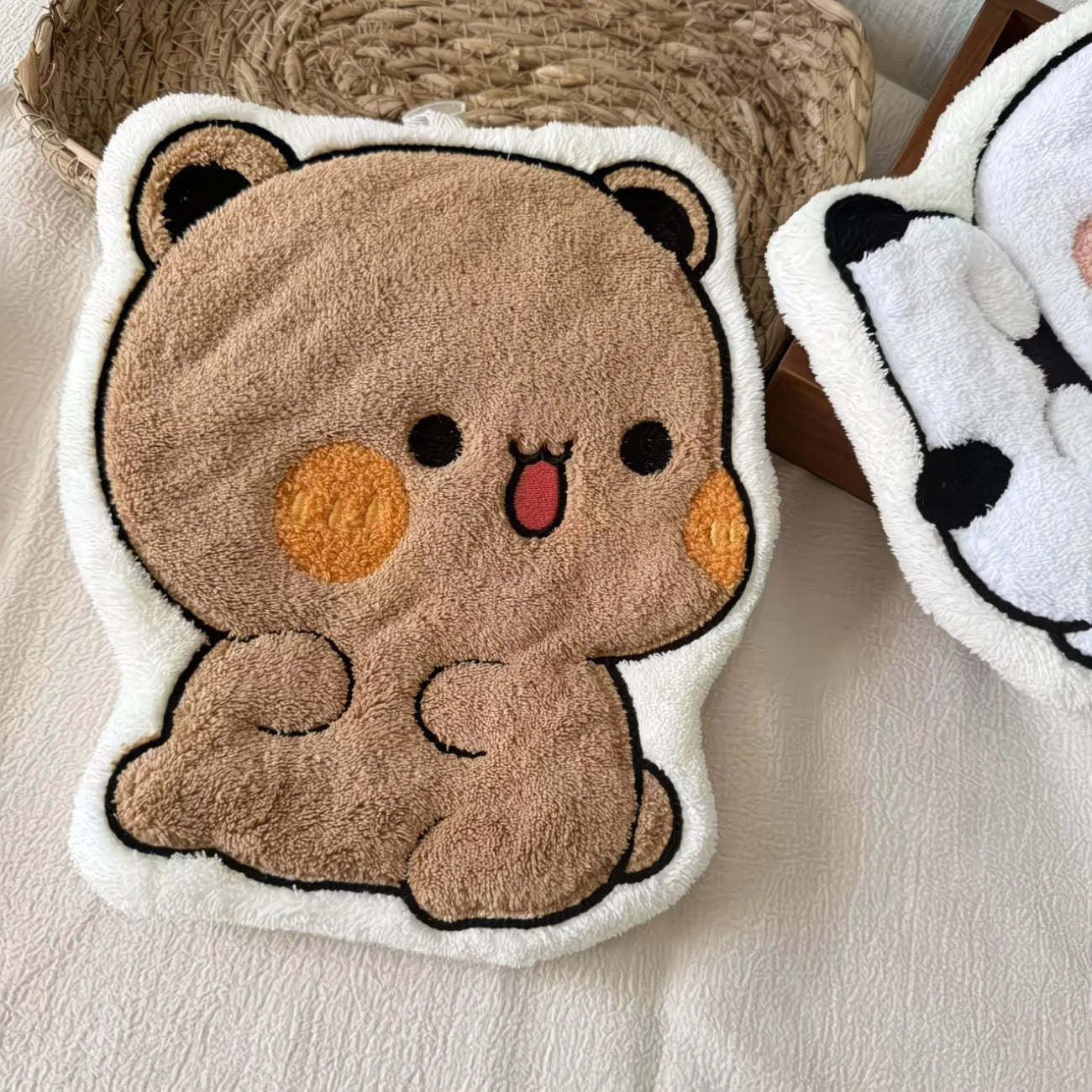 一二布布挂式可爱吸水擦手巾 Bubu & Dudu Hanging Hand Towel