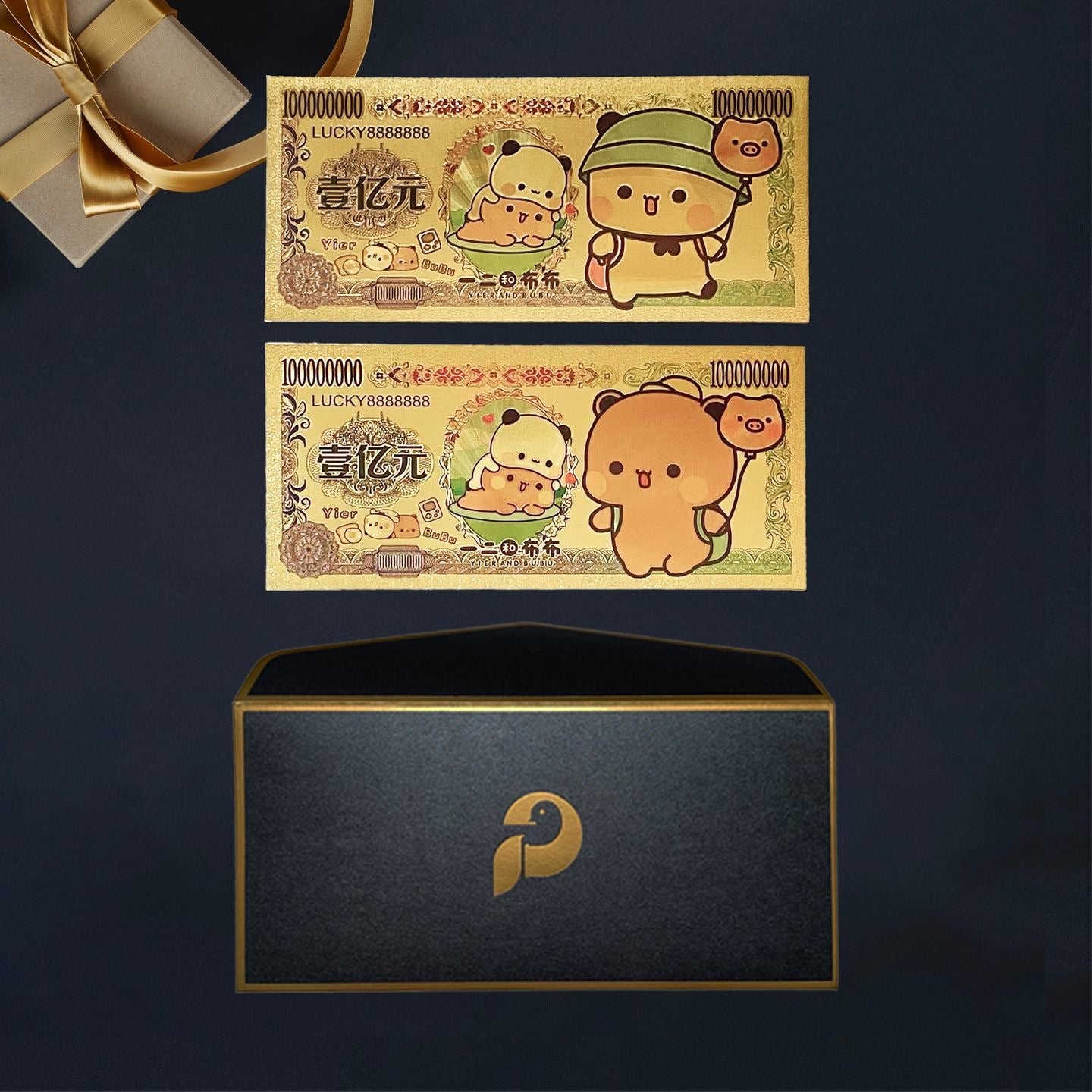 一二布布周边金属纪念币情侣礼物Bubu & Dudu Metal Coin Gift Set