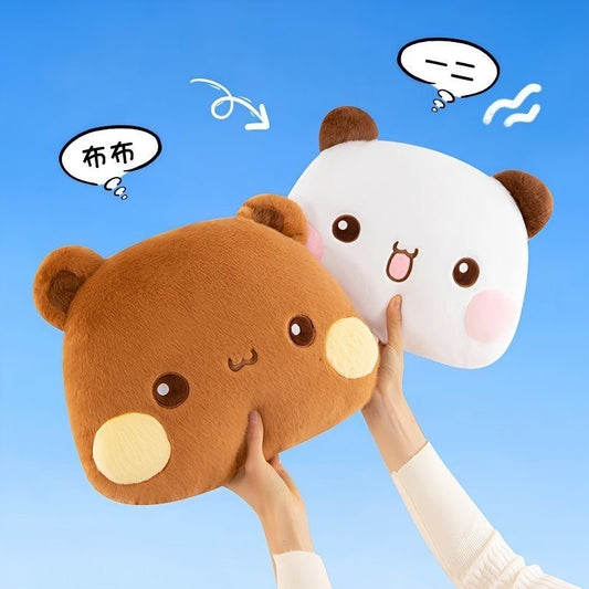一二布布大脑袋毛绒抱枕靠垫 Bubu & Dudu Big Head Plush Pillow
