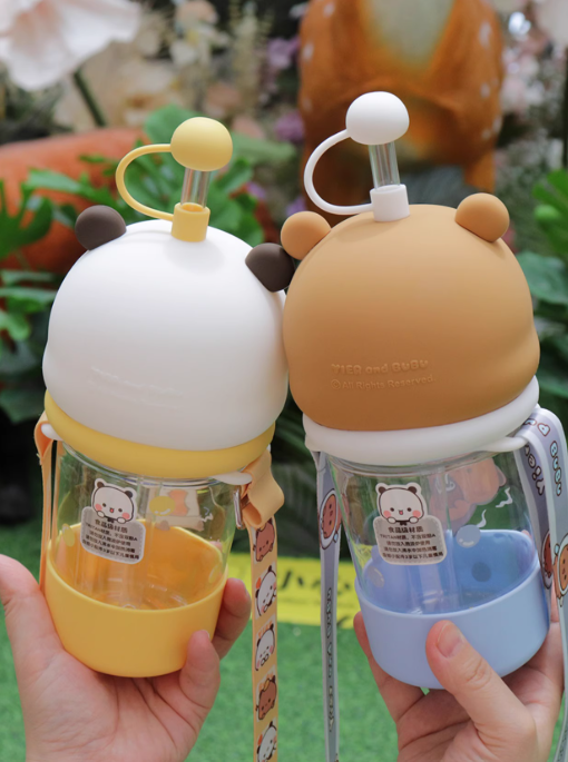 一二布布可爱大头吸管水杯 Bubu Dudu Cute Straw Water Cup