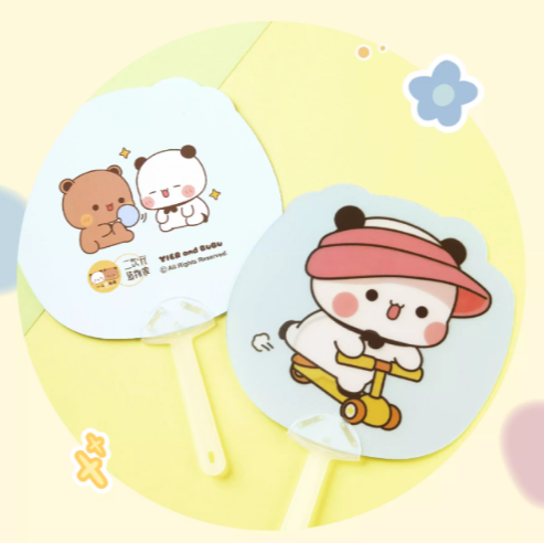 一二布布光栅动画扇子 Bubu Dudu Lenticular Animation Fan