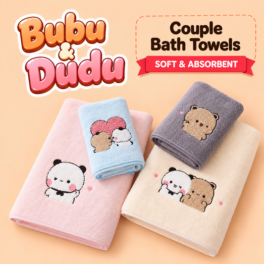 Bubu Dudu Couple Bath Towels