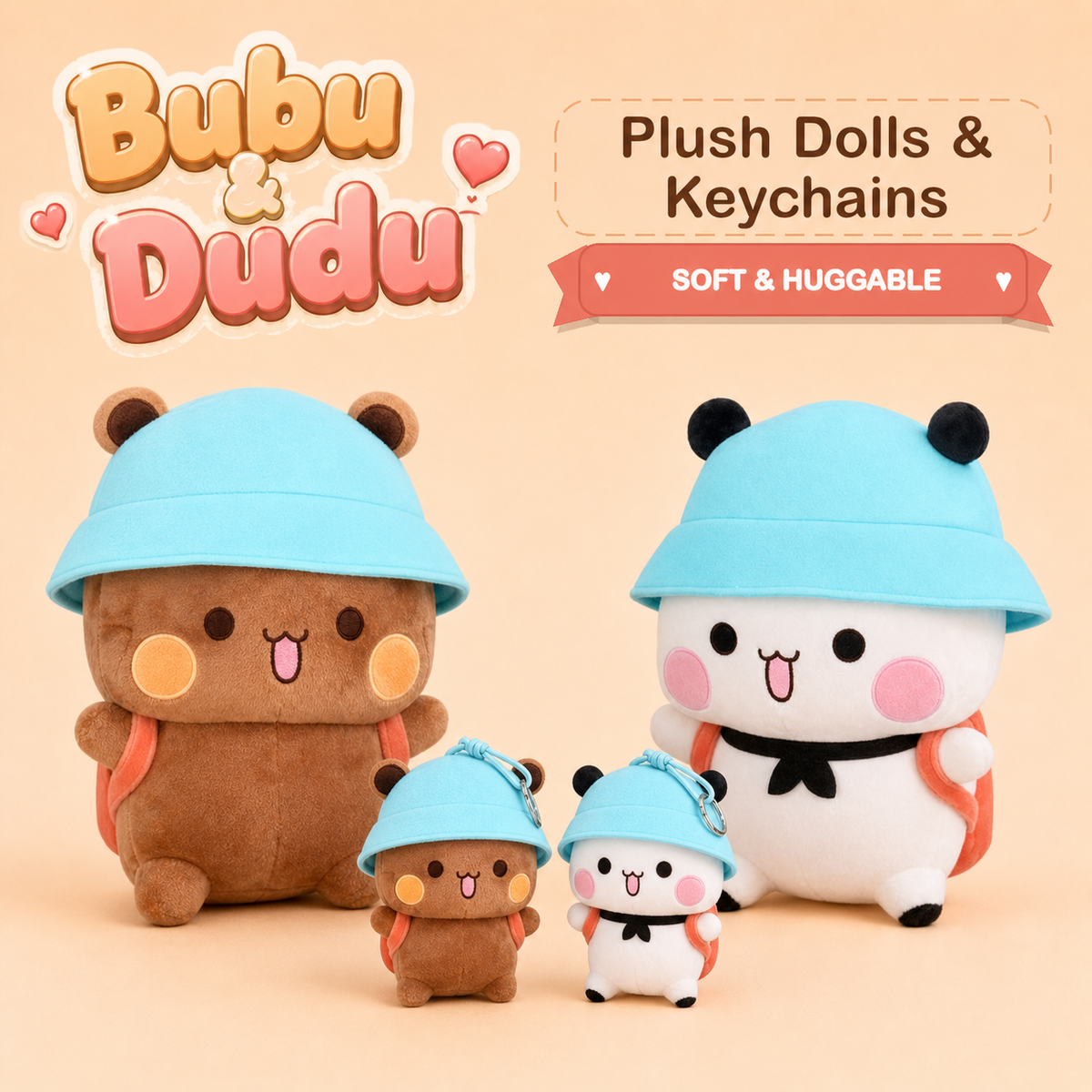 Bubu & Dudu Plush Dolls and Keychains cover