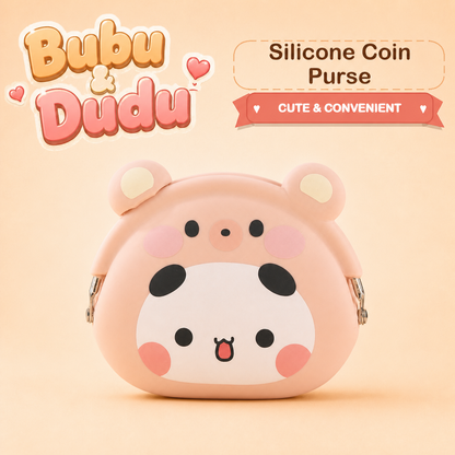 Pink Bubu silicone coin purse single product image