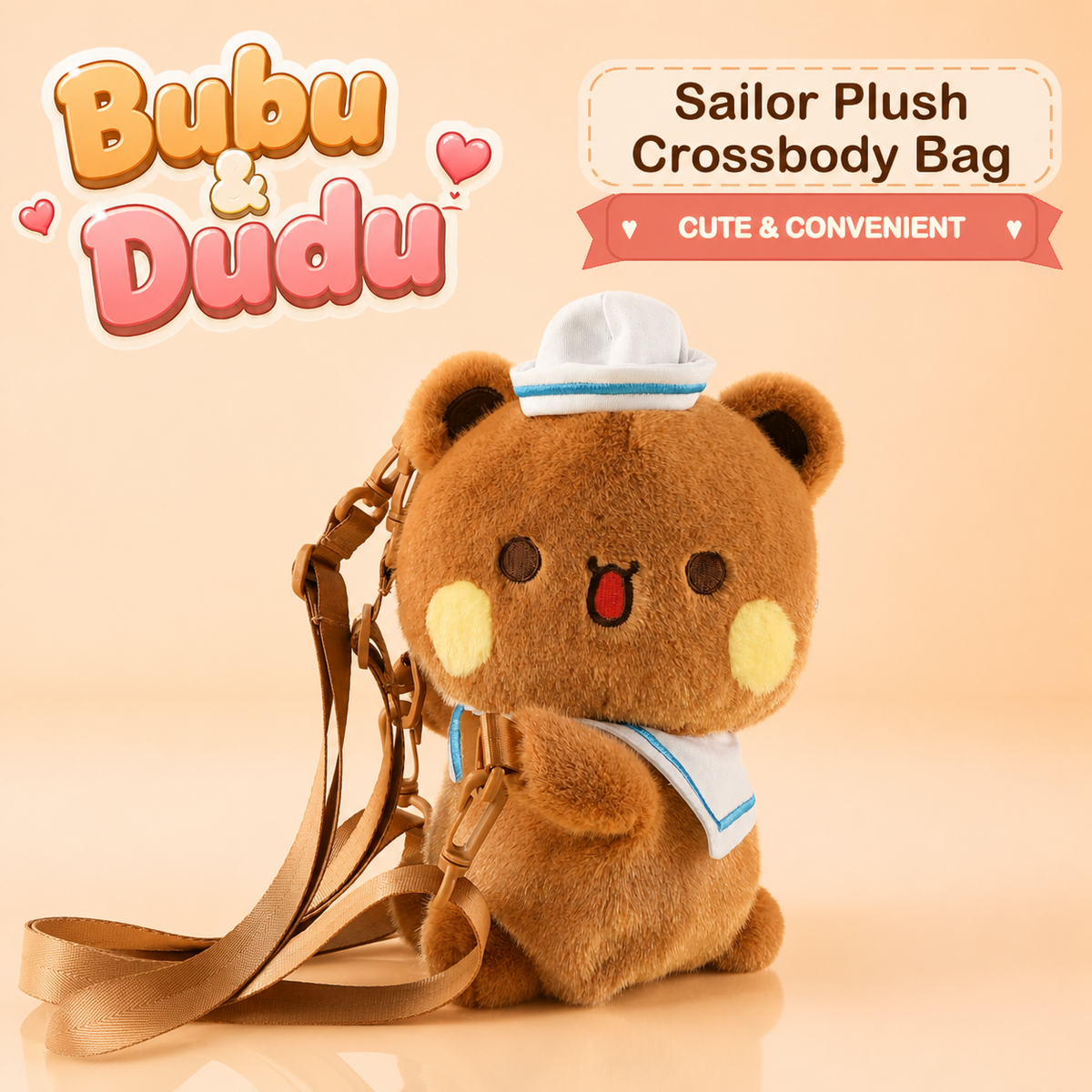 Bubu Dudu Sailor Plush Shoulder and Crossbody Bag