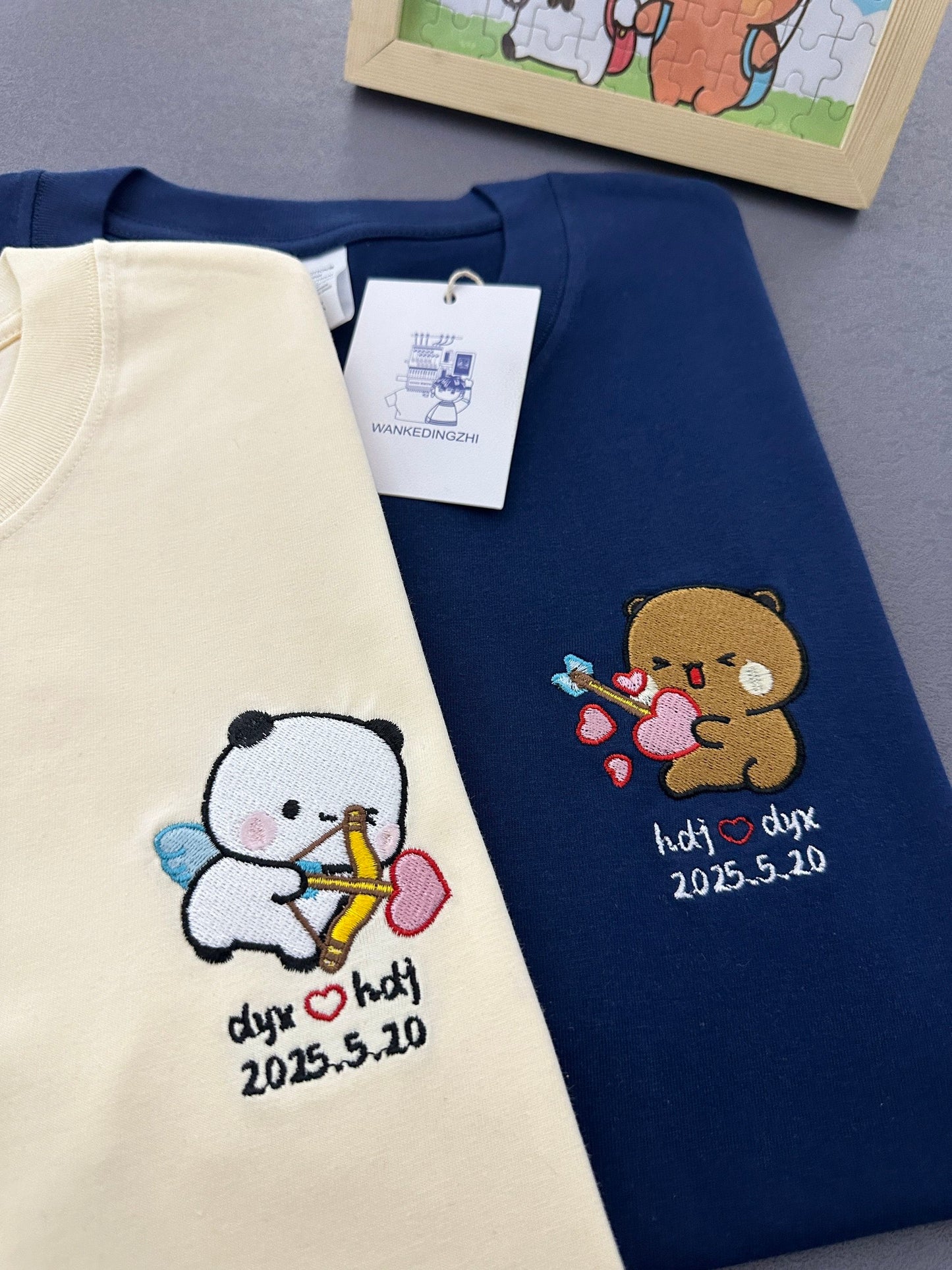 定制丘比特布布一二刺绣/印花上衣 Bubu&Dudu Custom T shirt
