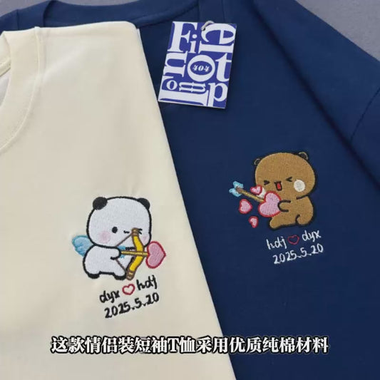 定制丘比特布布一二刺绣/印花上衣 Bubu&Dudu Custom T shirt