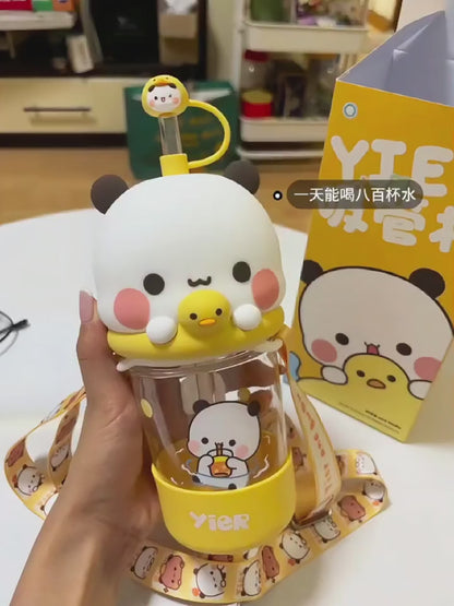 Bubu Dudu Cute Straw Water Cup